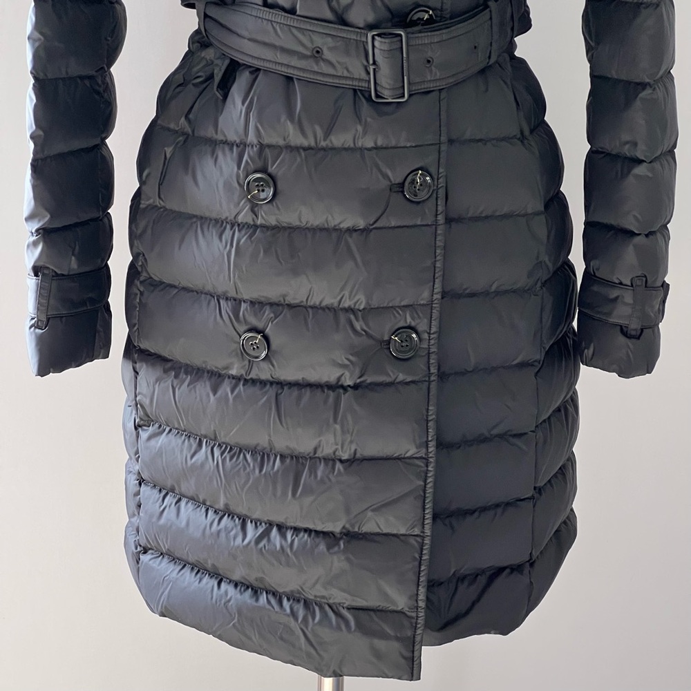 Burberry Down Puffer Coat in Black - Picture 7 of 15